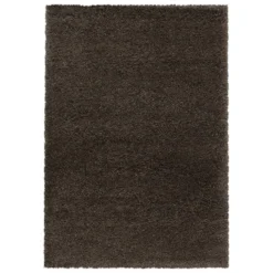 Hochflor Teppich - Fuzzy Braun