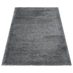Hochflor Teppich - Fuzzy Grau