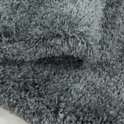 Hochflor Teppich - Fuzzy Grau