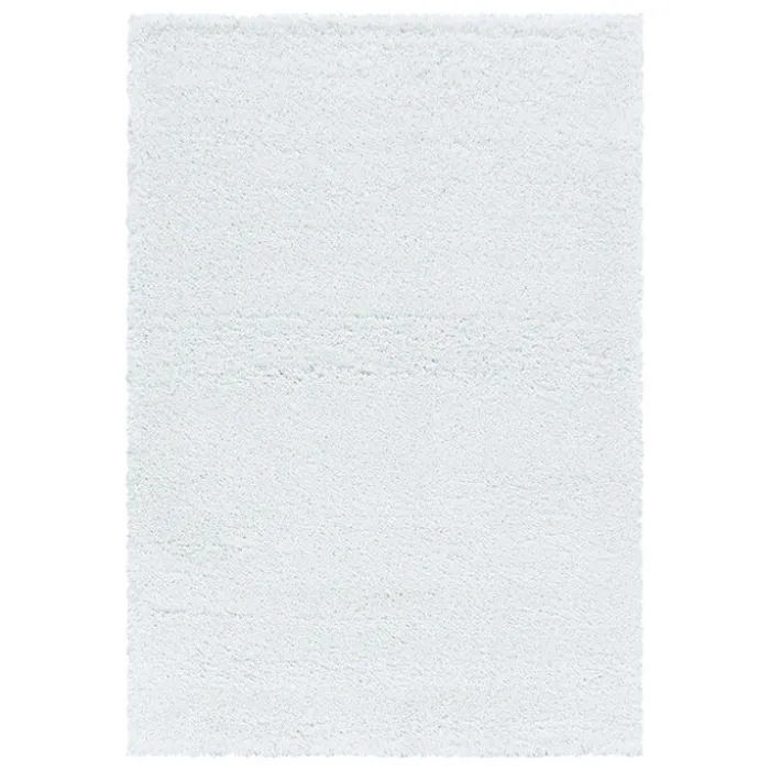 Hochflor Teppich - Fuzzy Weiß