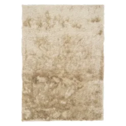 Hochflor Teppich - Glorious Champagner Creme