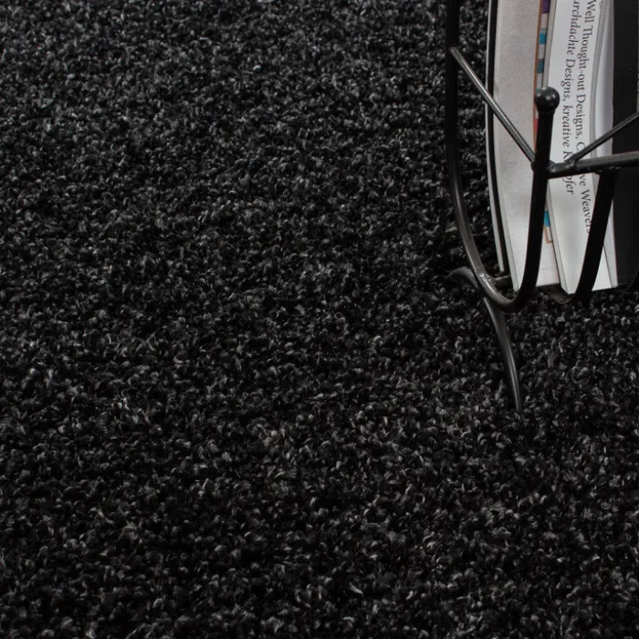Hochflor Teppich - Life Anthrazit
