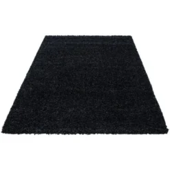 Hochflor Teppich - Life Anthrazit