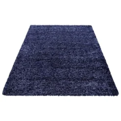 Hochflor Teppich - Life Blau