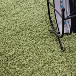 Hochflor Teppich - Life Grün
