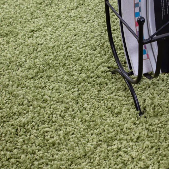 Hochflor Teppich - Life Grün