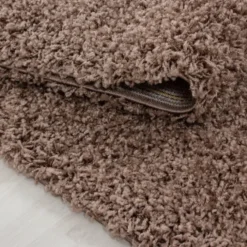 Hochflor Teppich - Life Hellbraun