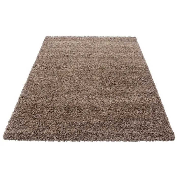 Hochflor Teppich - Life Hellbraun