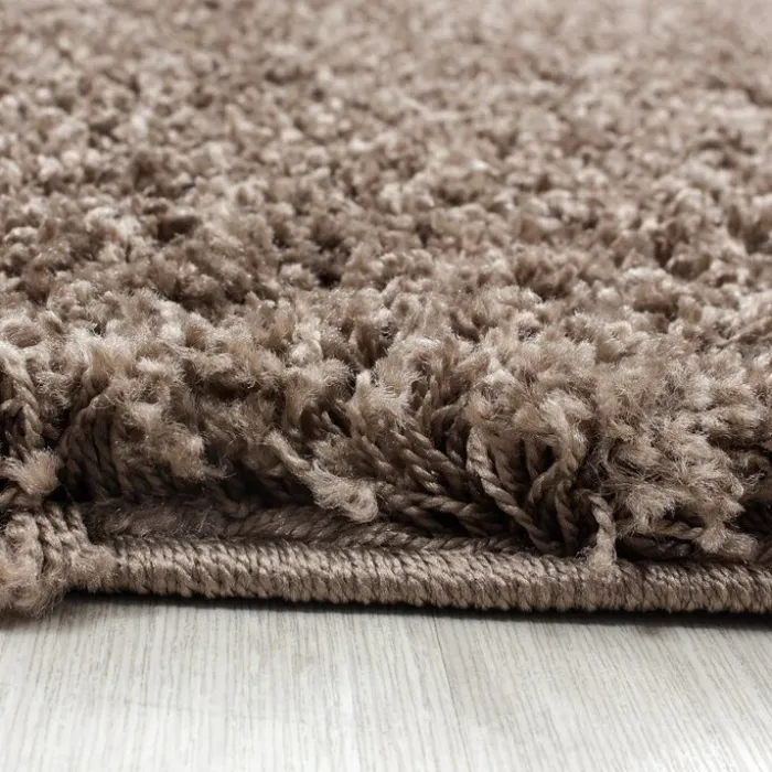 Hochflor Teppich - Life Hellbraun