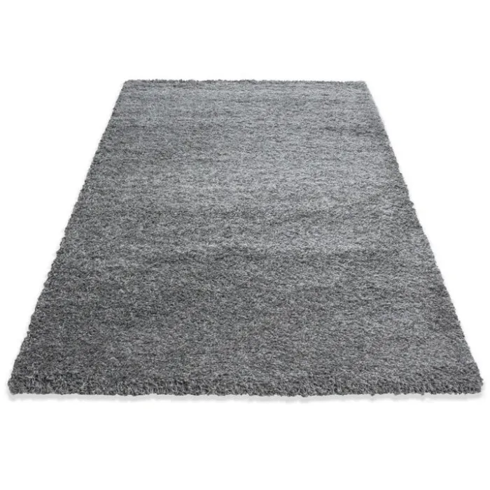 Hochflor Teppich - Life Hellgrau