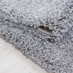Hochflor Teppich - Life Hellgrau