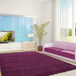 Hochflor Teppich - Life Lila