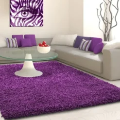 Hochflor Teppich - Life Lila