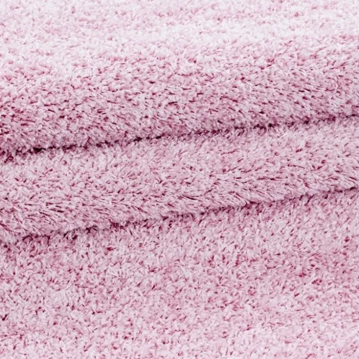 Hochflor Teppich - Life Rosa