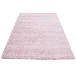 Hochflor Teppich - Life Rosa