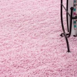 Hochflor Teppich - Life Rosa