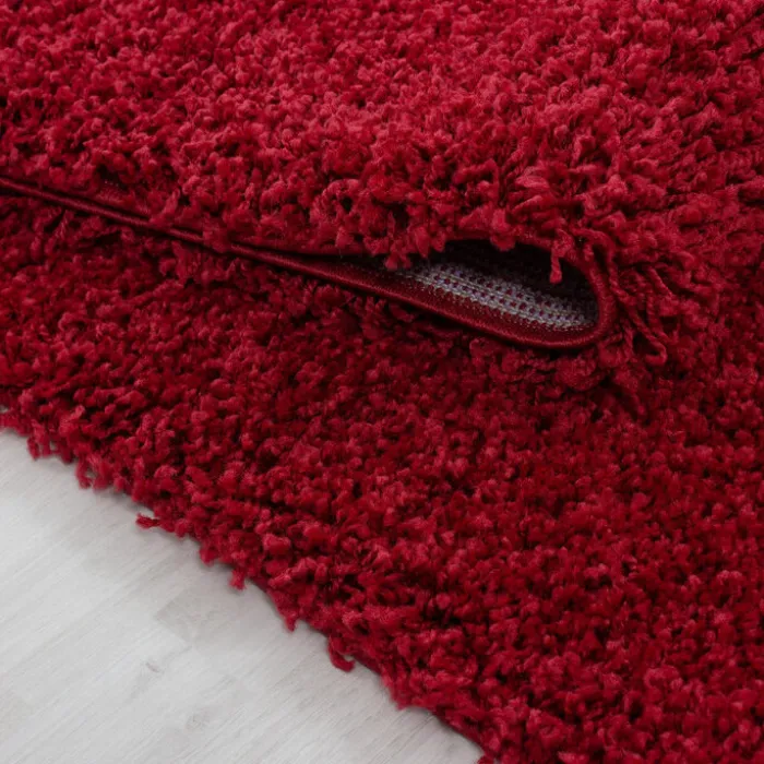 Hochflor Teppich - Life Rot