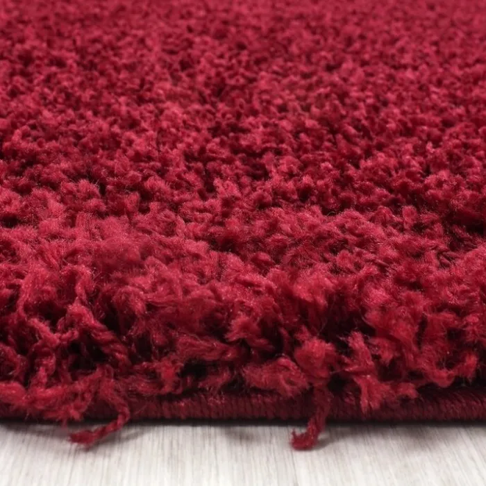 Hochflor Teppich - Life Rot