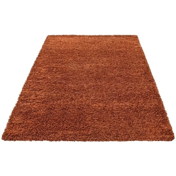 Hochflor Teppich - Life Terracotta