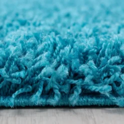 Hochflor Teppich - Life Türkis