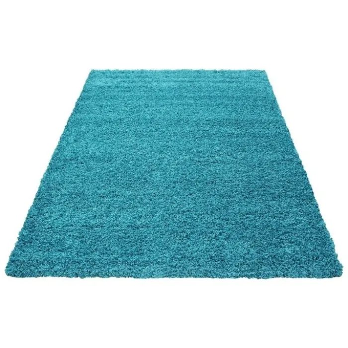 Hochflor Teppich - Life Türkis