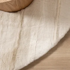 Hochflor Teppich Oval - Comfy Supreme Creme