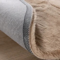 Hochflor Teppich Rund - Comfy Supreme Beige