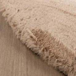 Hochflor Teppich Rund - Comfy Supreme Beige