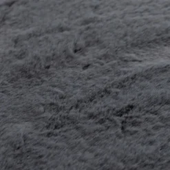 Hochflor Teppich Rund - Comfy Supreme Anthrazit