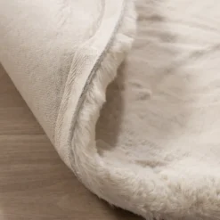 Hochflor Teppich Rund - Comfy Supreme Creme