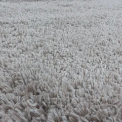 Hochflor Teppich Rund - Fuzzy Beige