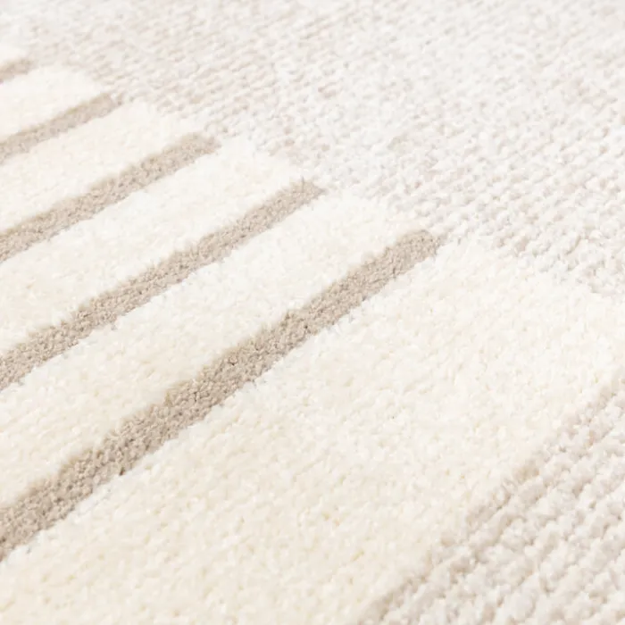 Hochflor Teppich - Serene Shapes Creme