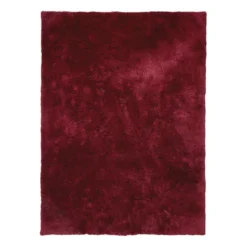 Hochflor Teppich Waschbar - Ziggy Rot