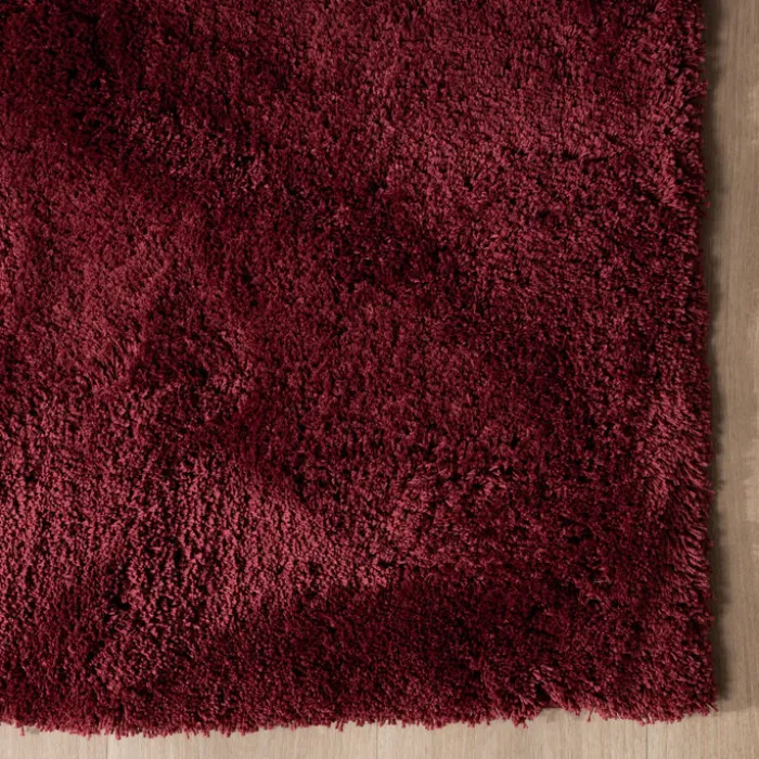 Hochflor Teppich Waschbar - Ziggy Rot