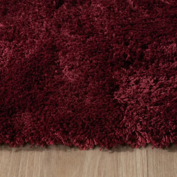 Hochflor Teppich Waschbar - Ziggy Rot
