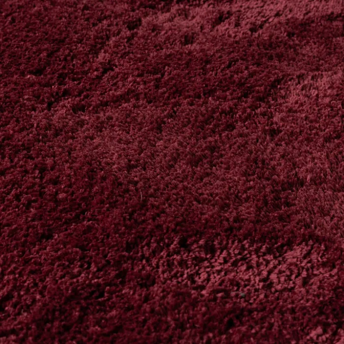 Hochflor Teppich Waschbar - Ziggy Rot