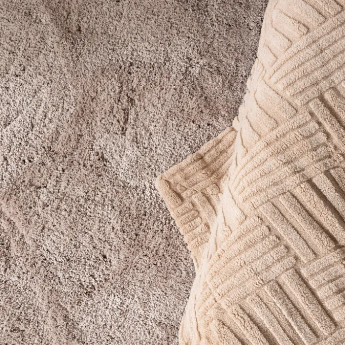 Hochflor Teppich Waschbar - Ziggy Beige