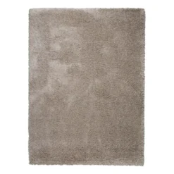 Hochflor Wohnzimmer Teppich - Yves Taupe