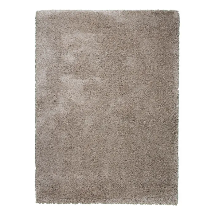 Hochflor Wohnzimmer Teppich - Yves Taupe