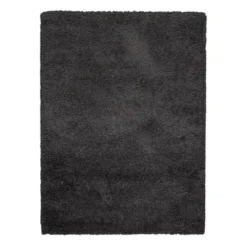 Hochflor Wohnzimmer Teppich - Yves Anthrazit