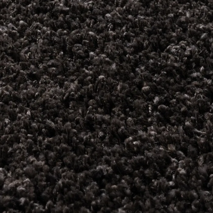 Hochflor Wohnzimmer Teppich - Yves Anthrazit