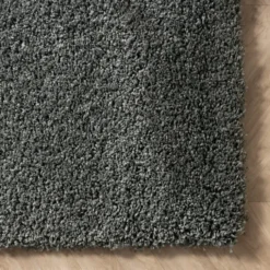 Hochflor Wohnzimmer Teppich - Yves Grün
