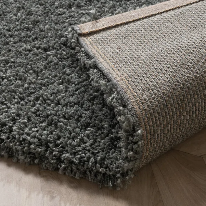 Hochflor Wohnzimmer Teppich - Yves Grün
