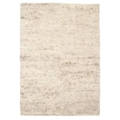 Hochflor Wollteppich - Royal Creme Meliert