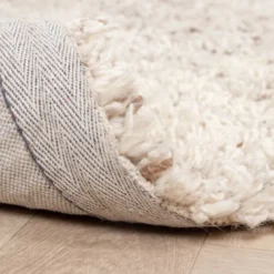 Hochflor Wollteppich - Royal Creme Meliert
