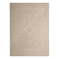 In- & Outdoor Jute Teppich - Atlas Aztec Braun Creme