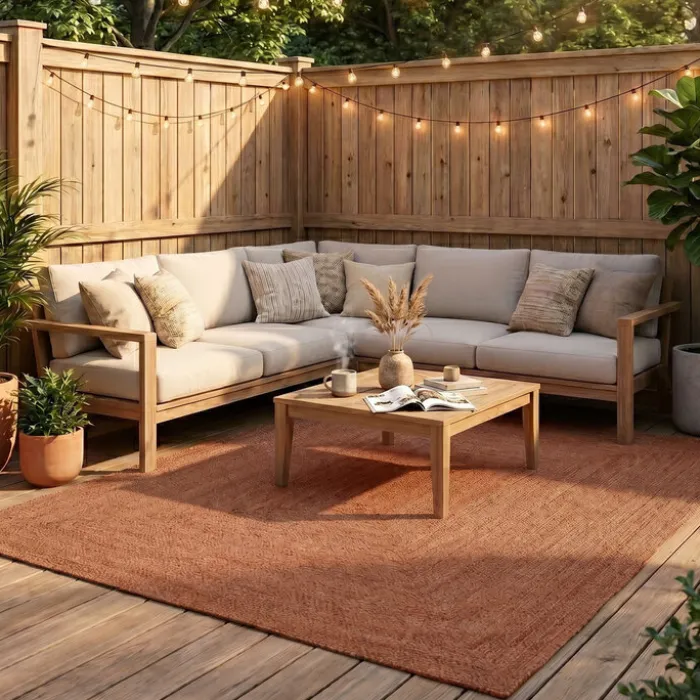 In- & Outdoor Jute Teppich - Bali Terra