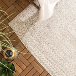 In- & Outdoor Jute Teppich - Bali Weiß