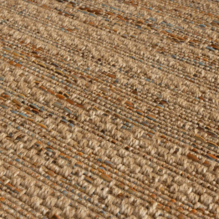 In- & Outdoor Jute Teppich - Daisy Lines Bunt