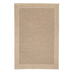 In- & Outdoor Jute Teppich - Fora Edge Natural